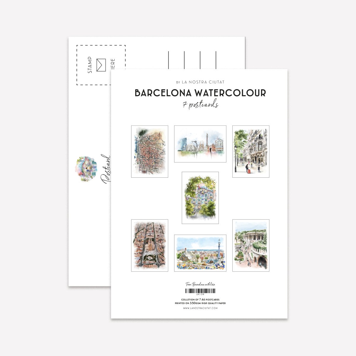 Barcelona Postcard Pack - DesignPlace