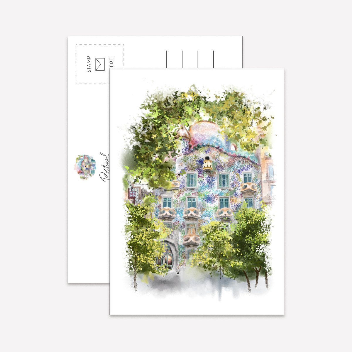 Barcelona Postcard Pack - DesignPlace