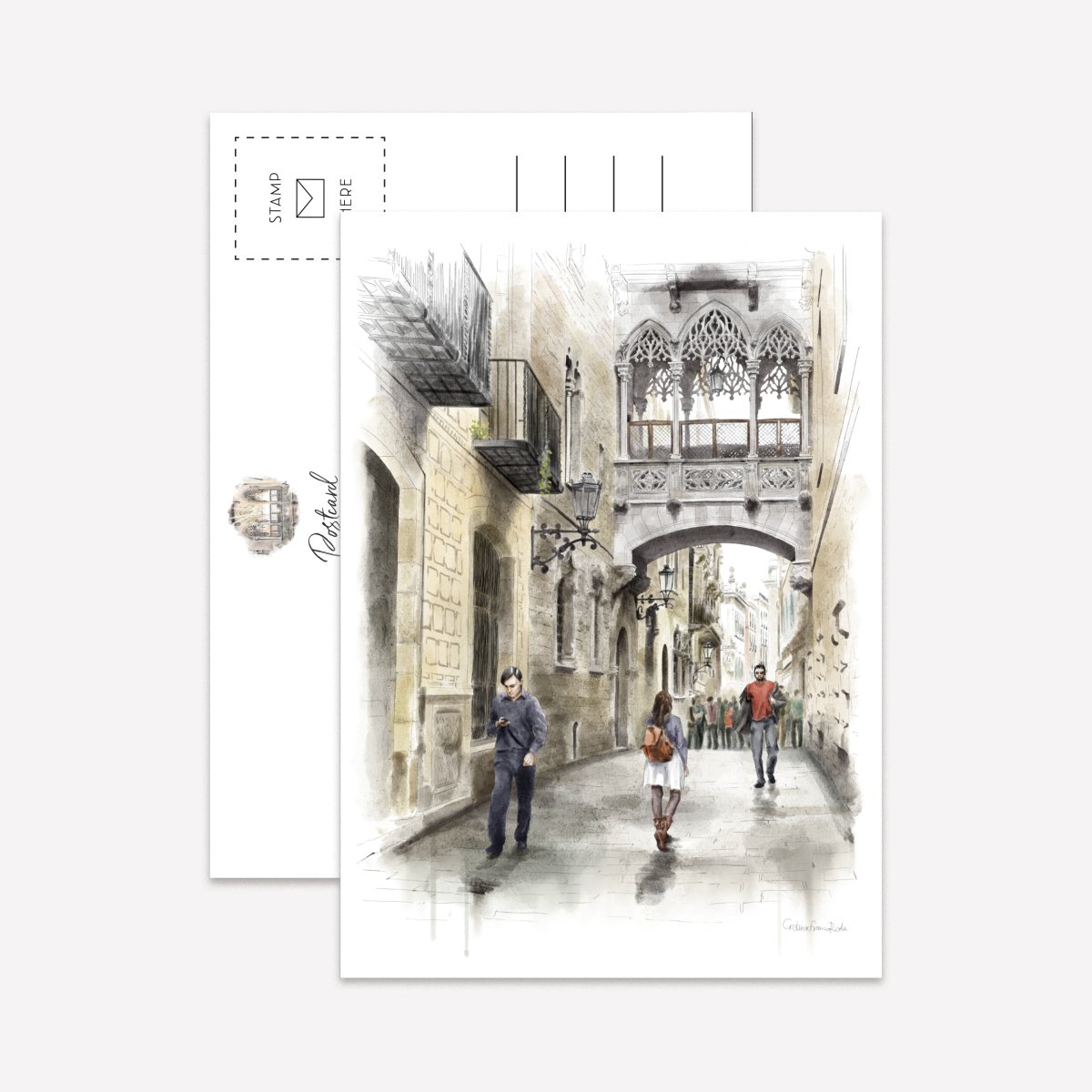 Barcelona Sites Postcard Pack - DesignPlace