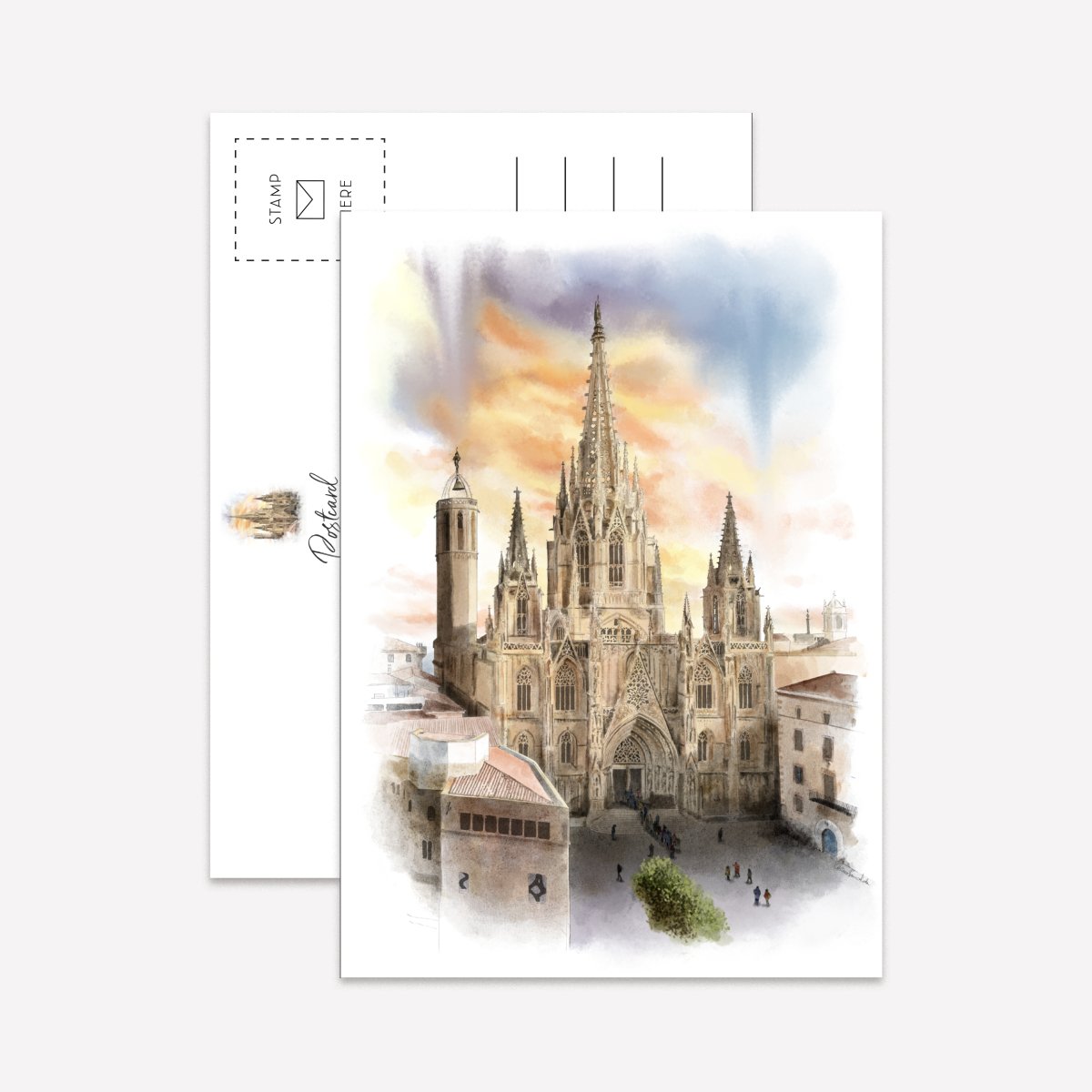 Barcelona Sites Postcard Pack - DesignPlace