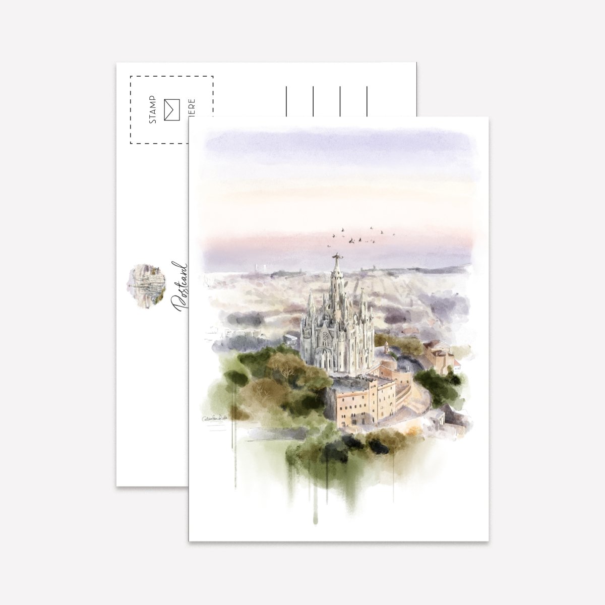 Barcelona Sites Postcard Pack - DesignPlace