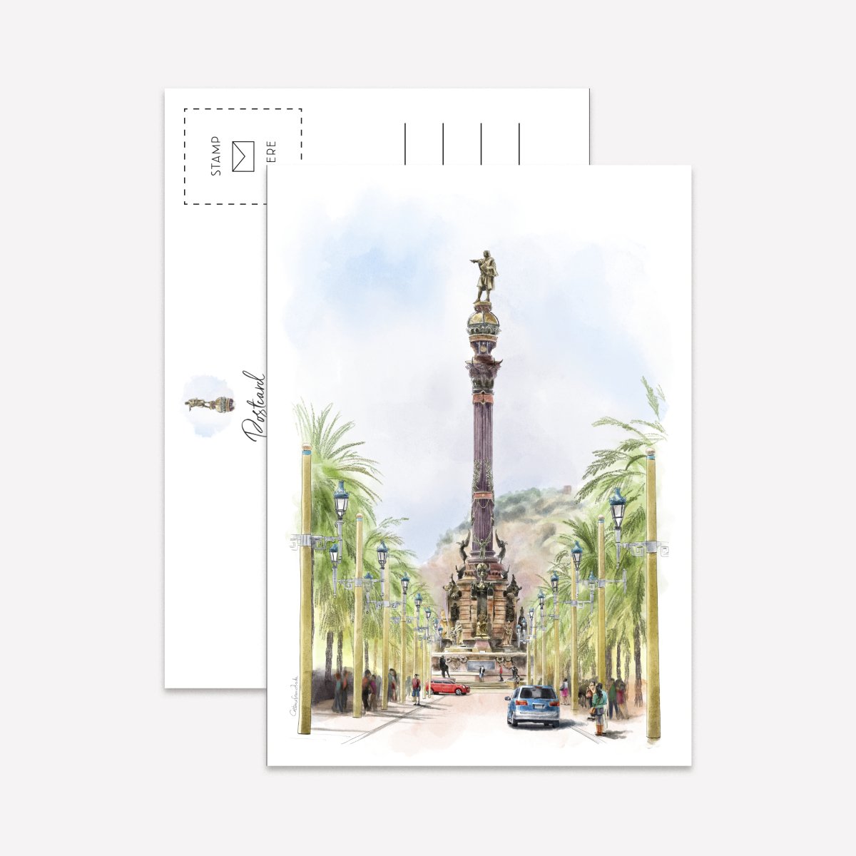 Barcelona Sites Postcard Pack - DesignPlace