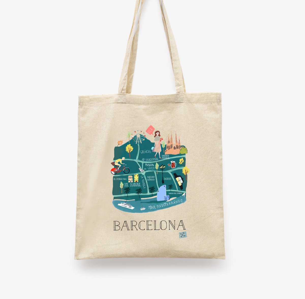 Barcelona Tote Bag - DesignPlace