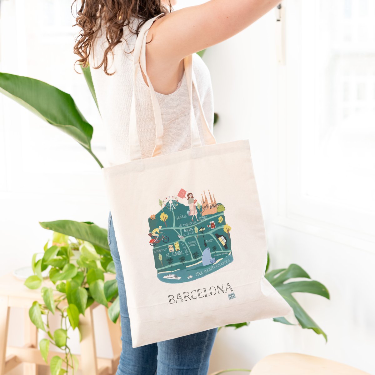 Barcelona Tote Bag - DesignPlace