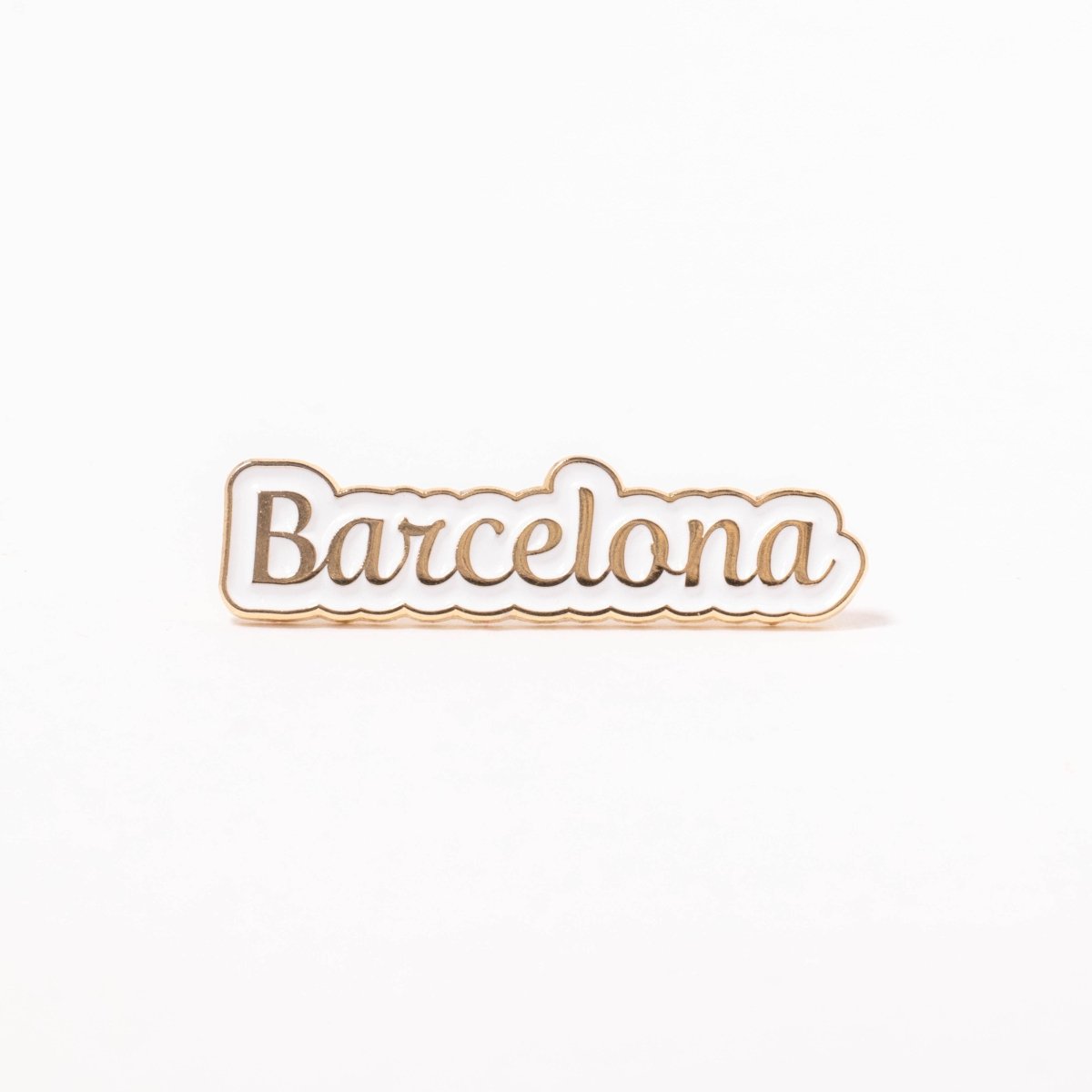 Barcelona Typography Pin - DesignPlace