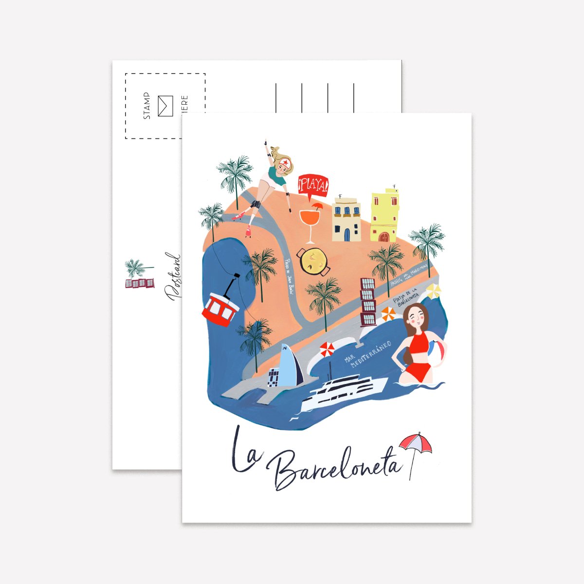 Barrio Maps Postcard Pack - DesignPlace