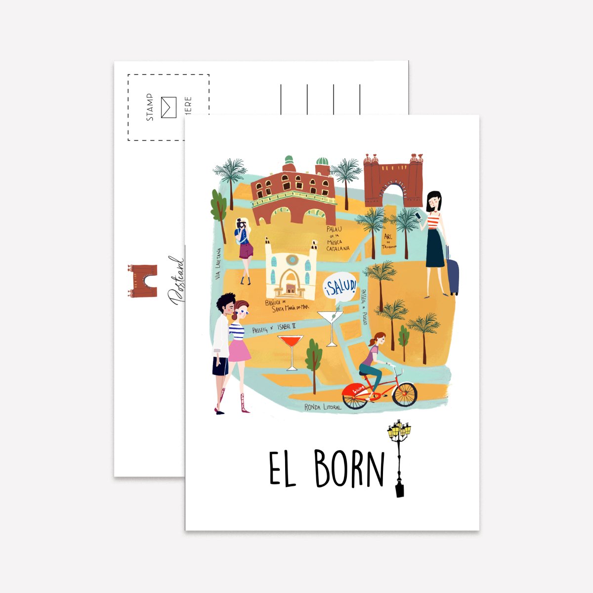 Barrio Maps Postcard Pack - DesignPlace