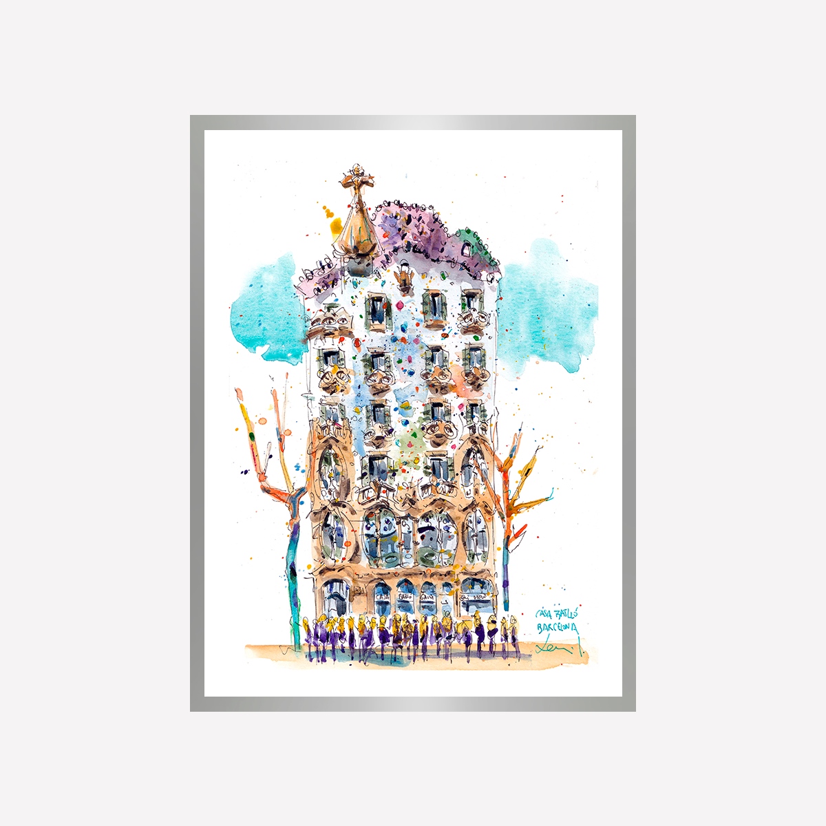 Casa Batlló Art Print