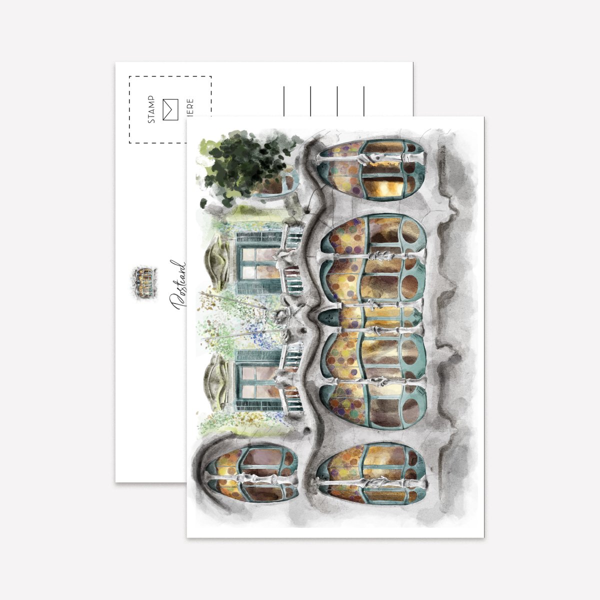 BCN Watercolour Postcard Pack - DesignPlace