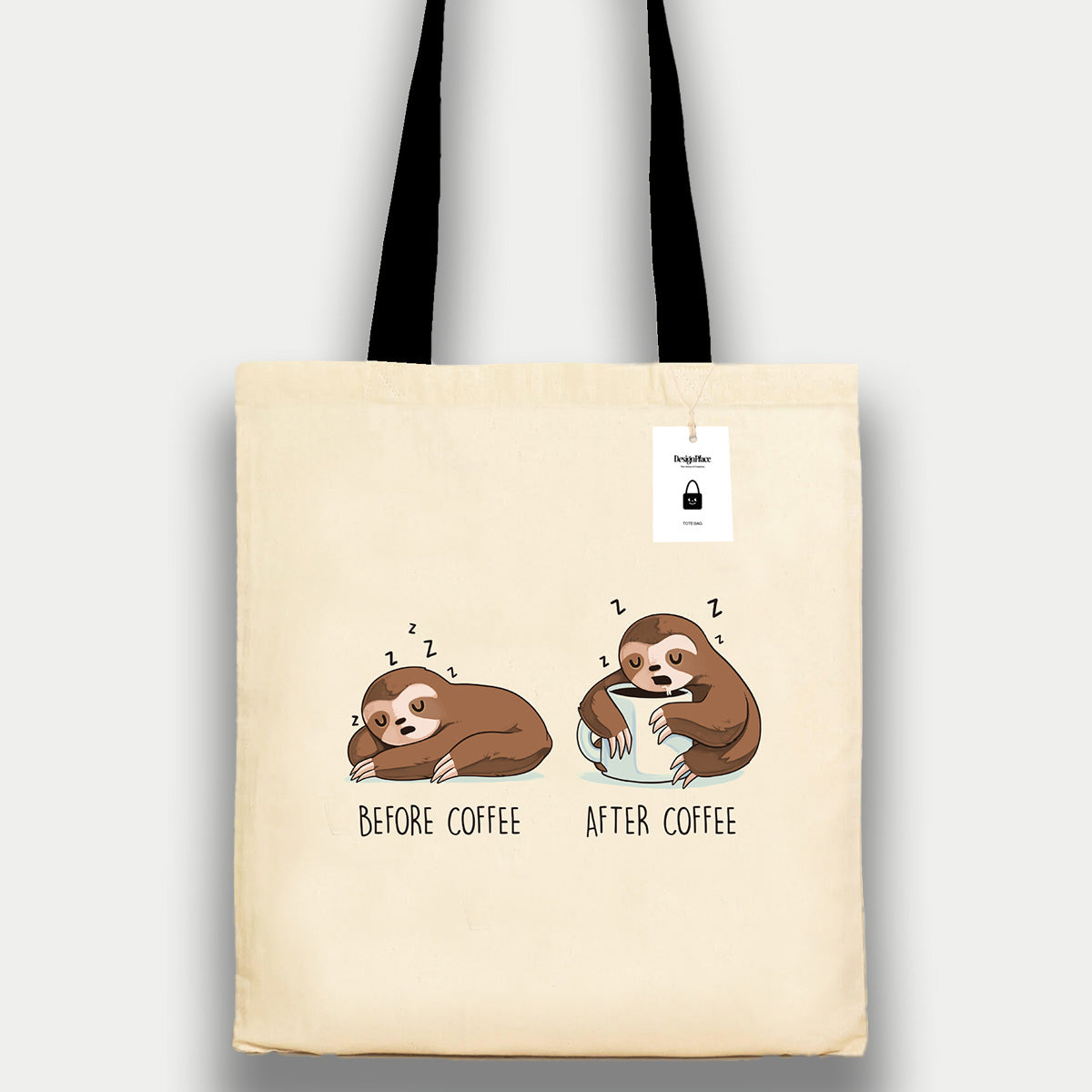 After coffee Perezoso Tote Bag