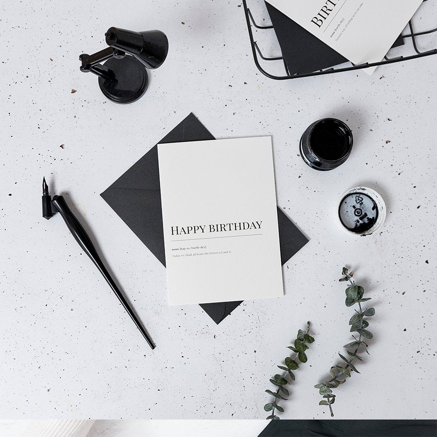 Birthday Cake Dictionary Card - DesignPlace