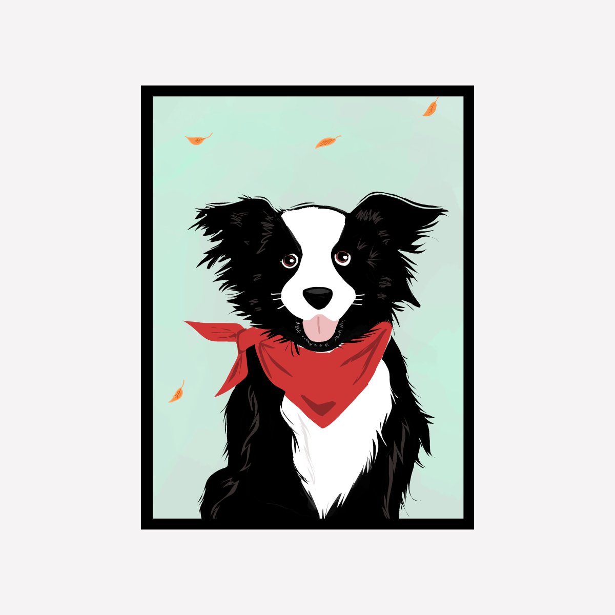 Border Collie Art Print - DesignPlace