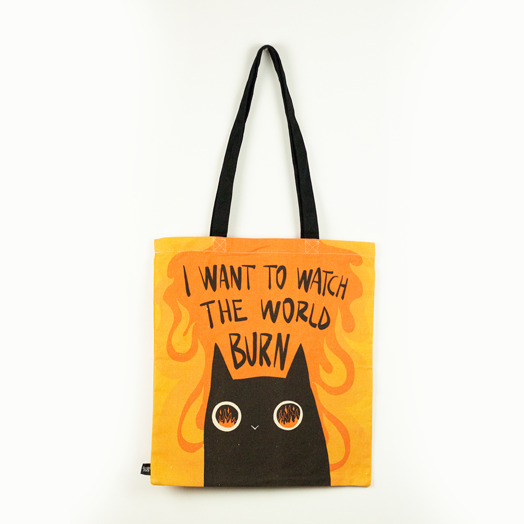 Watch the world burn Tote Bag