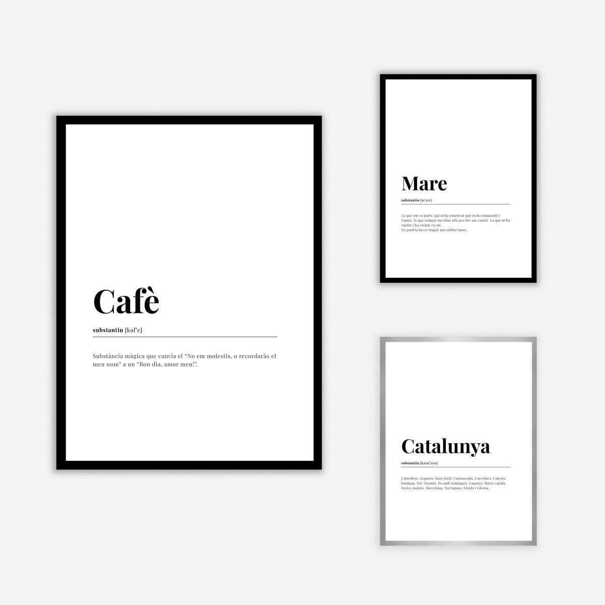 Cafe Catalan Dictionary Art Print - DesignPlace