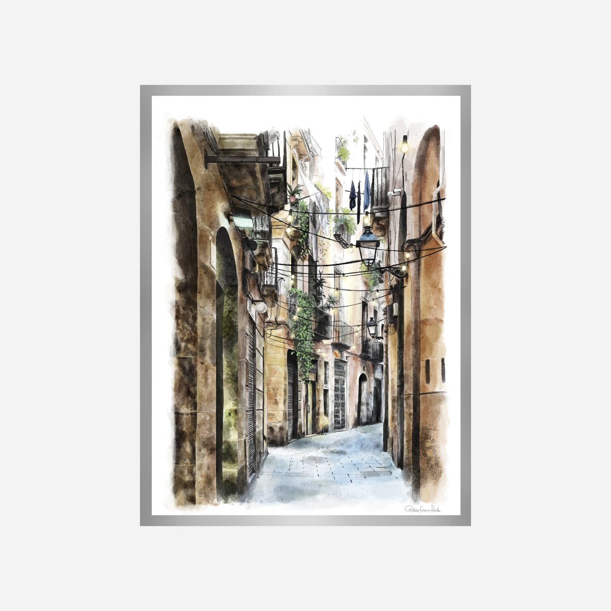 Calles del Born Art Print - DesignPlace