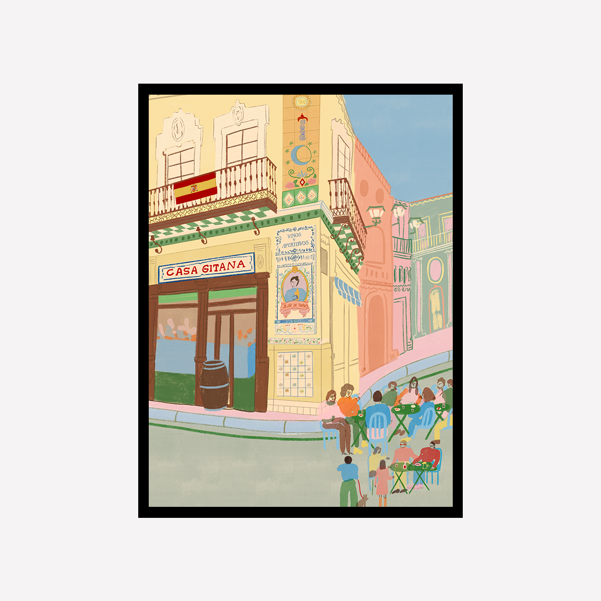 Calles Art Print