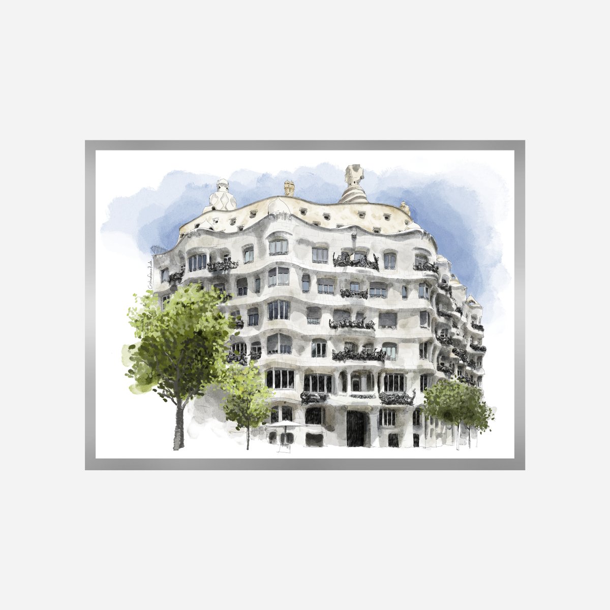 Casa Milà Art Print - DesignPlace