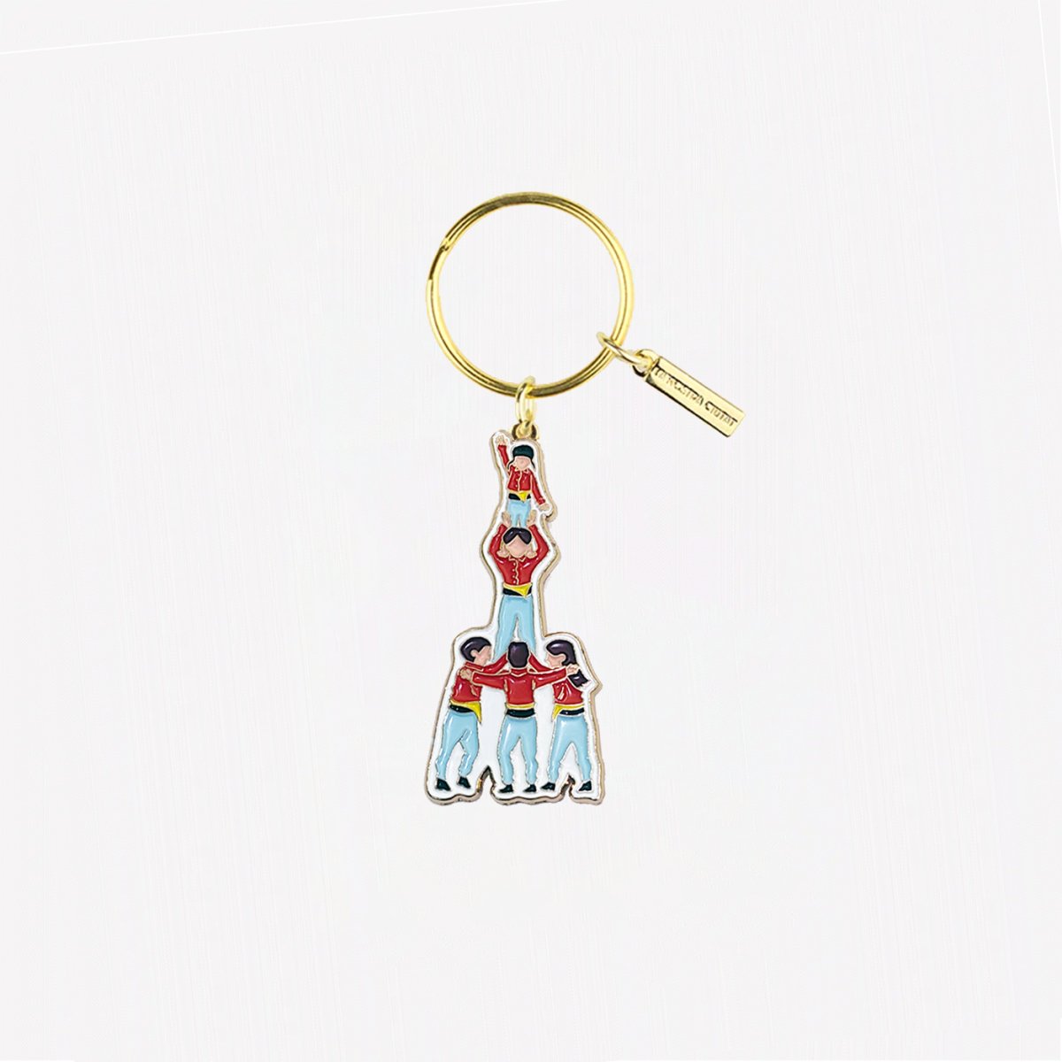 Castellers Keychain - DesignPlace