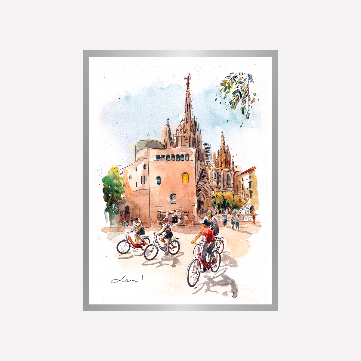Catedral Art Print