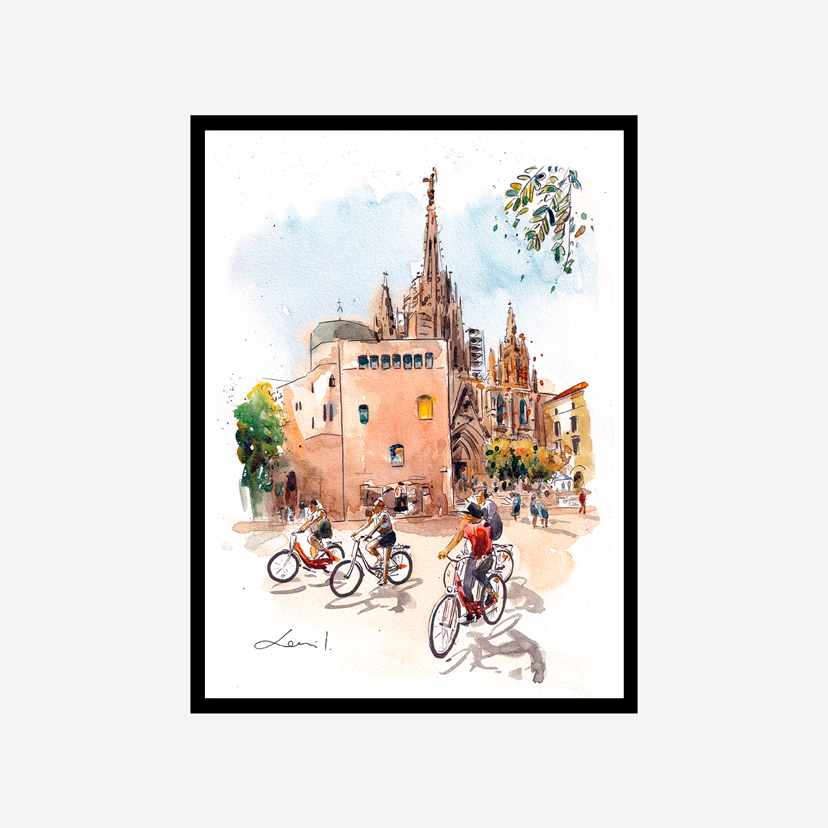 Catedral Art Print