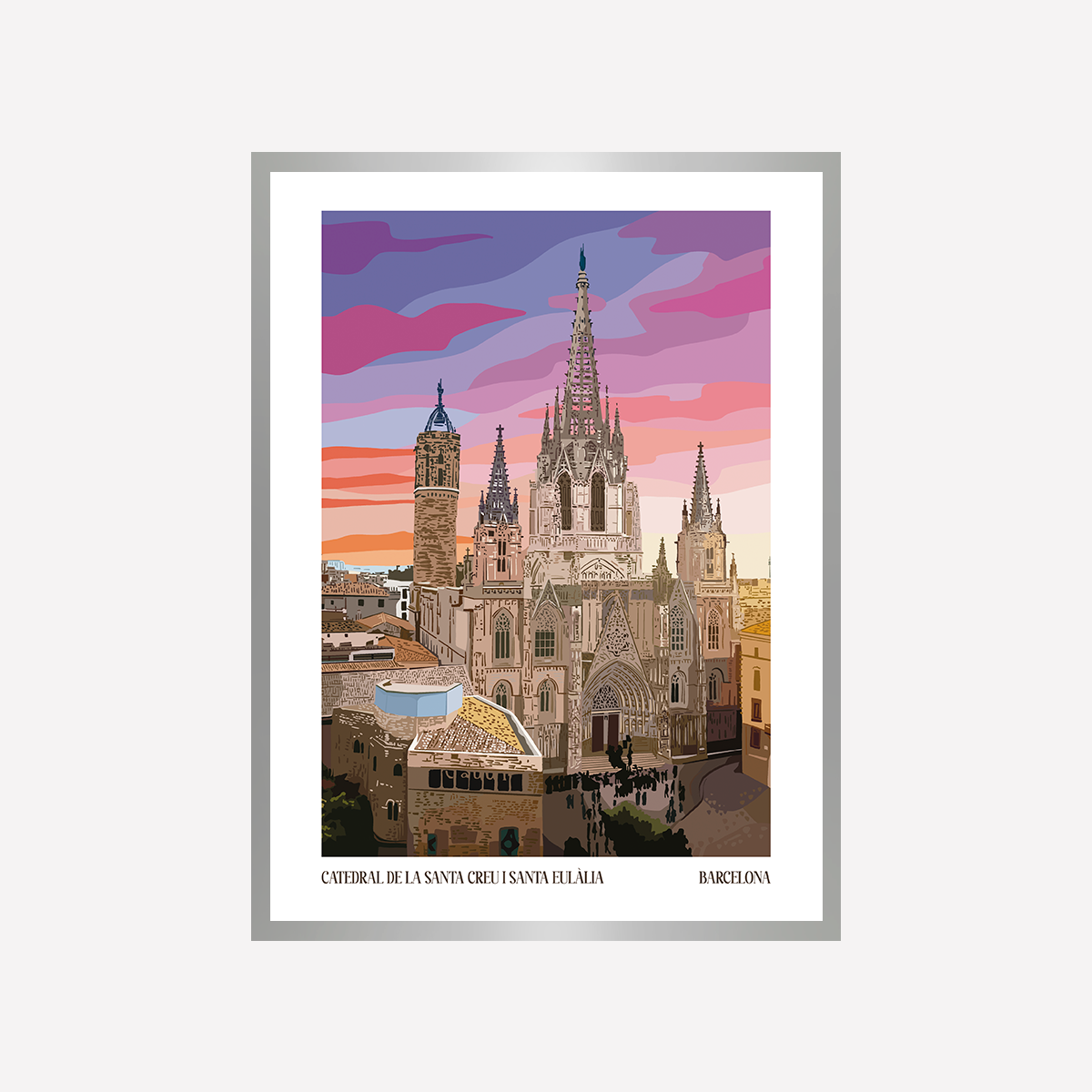 Vector Catedral de Barcelona