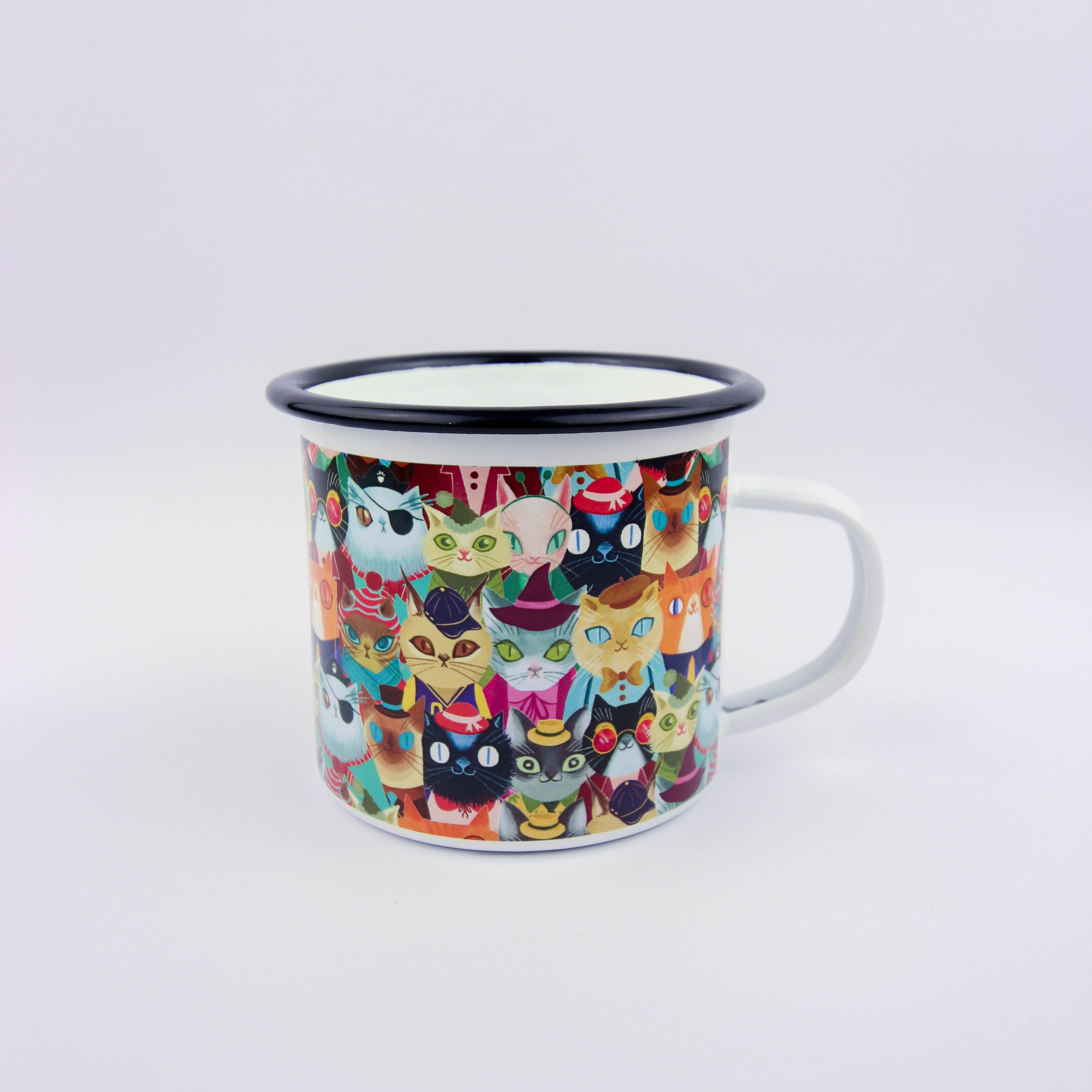 Cattastic Enamel Mug