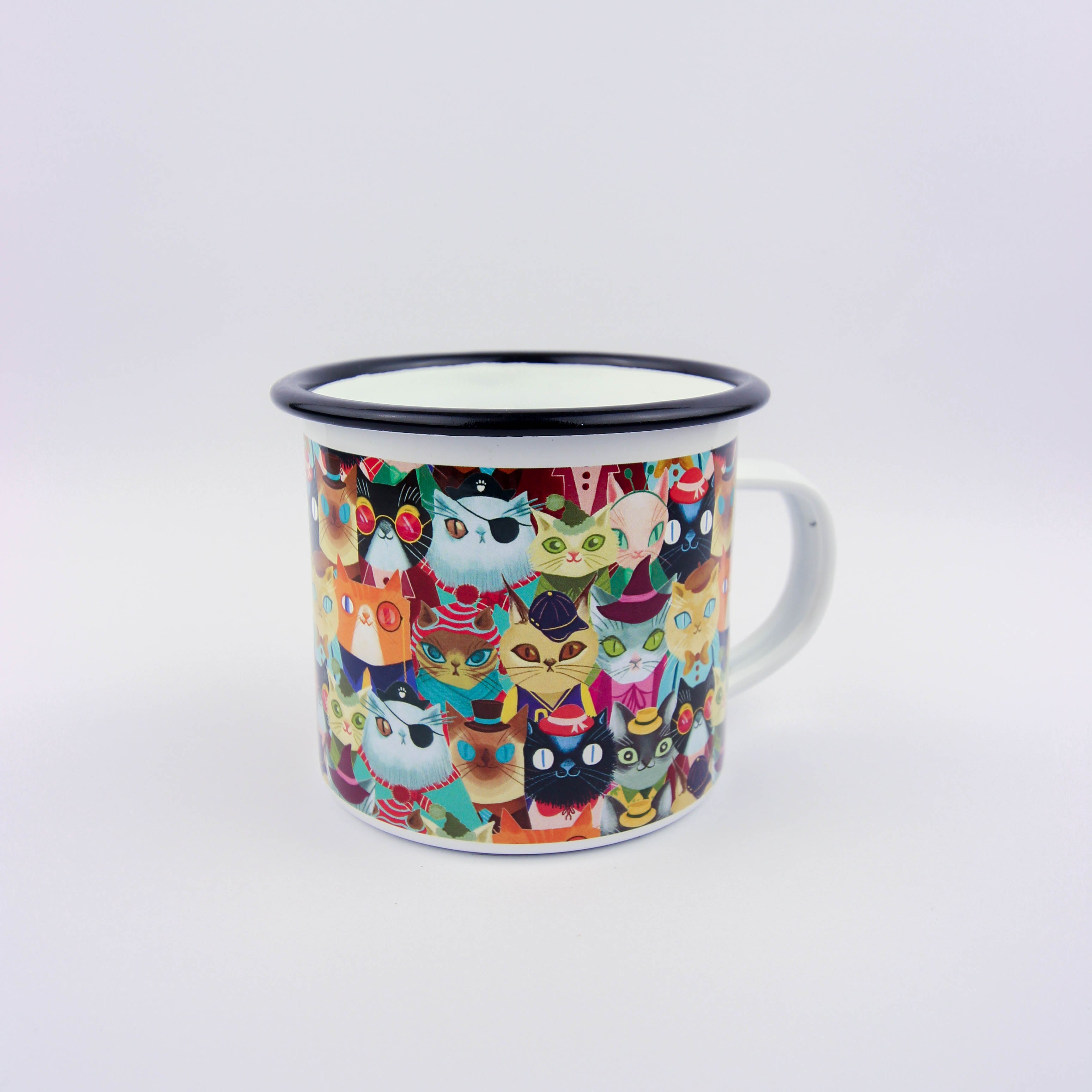 Cattastic Enamel Mug