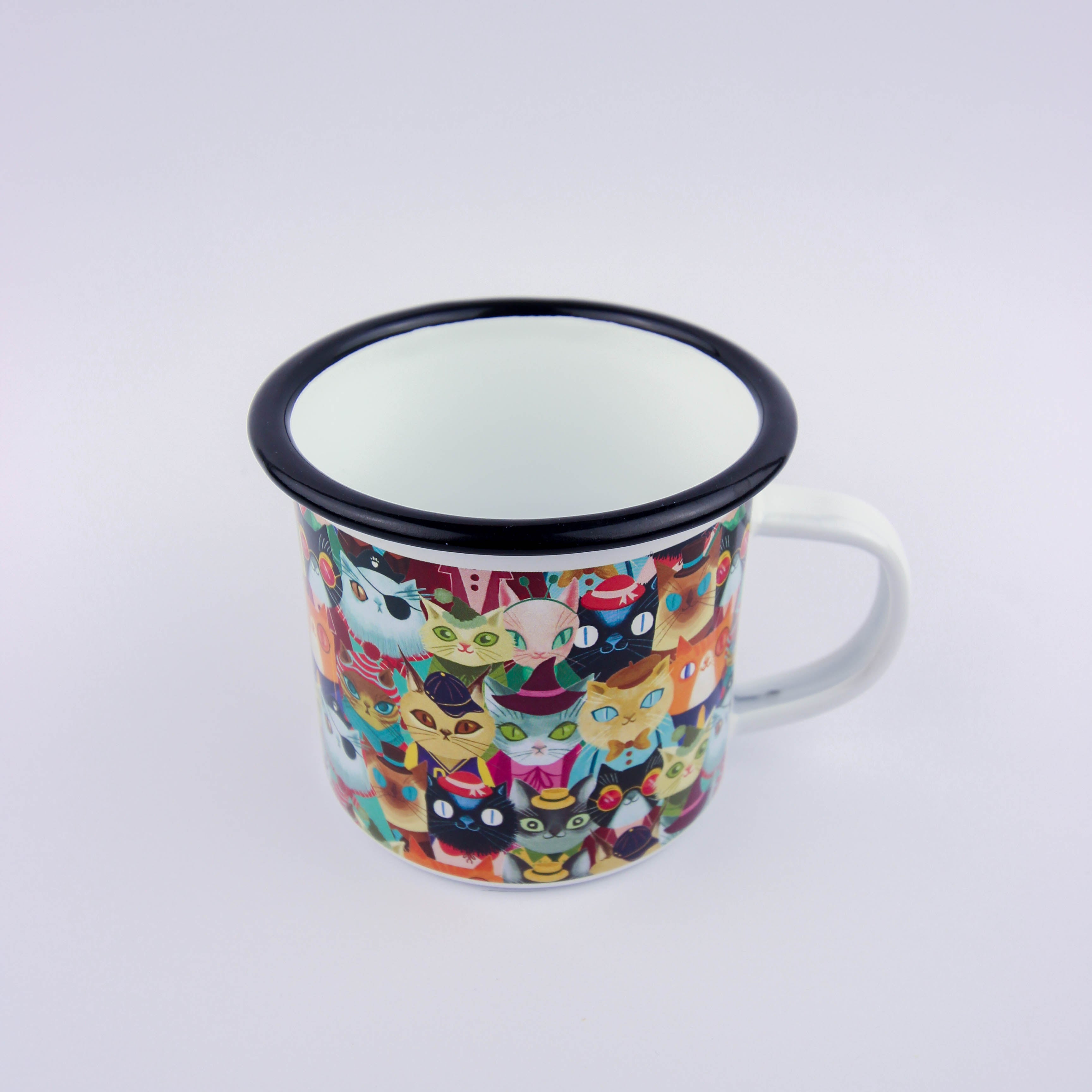 Cattastic Enamel Mug