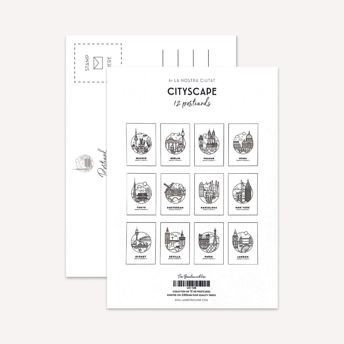 Cityscape Collection Postcard Pack - DesignPlace