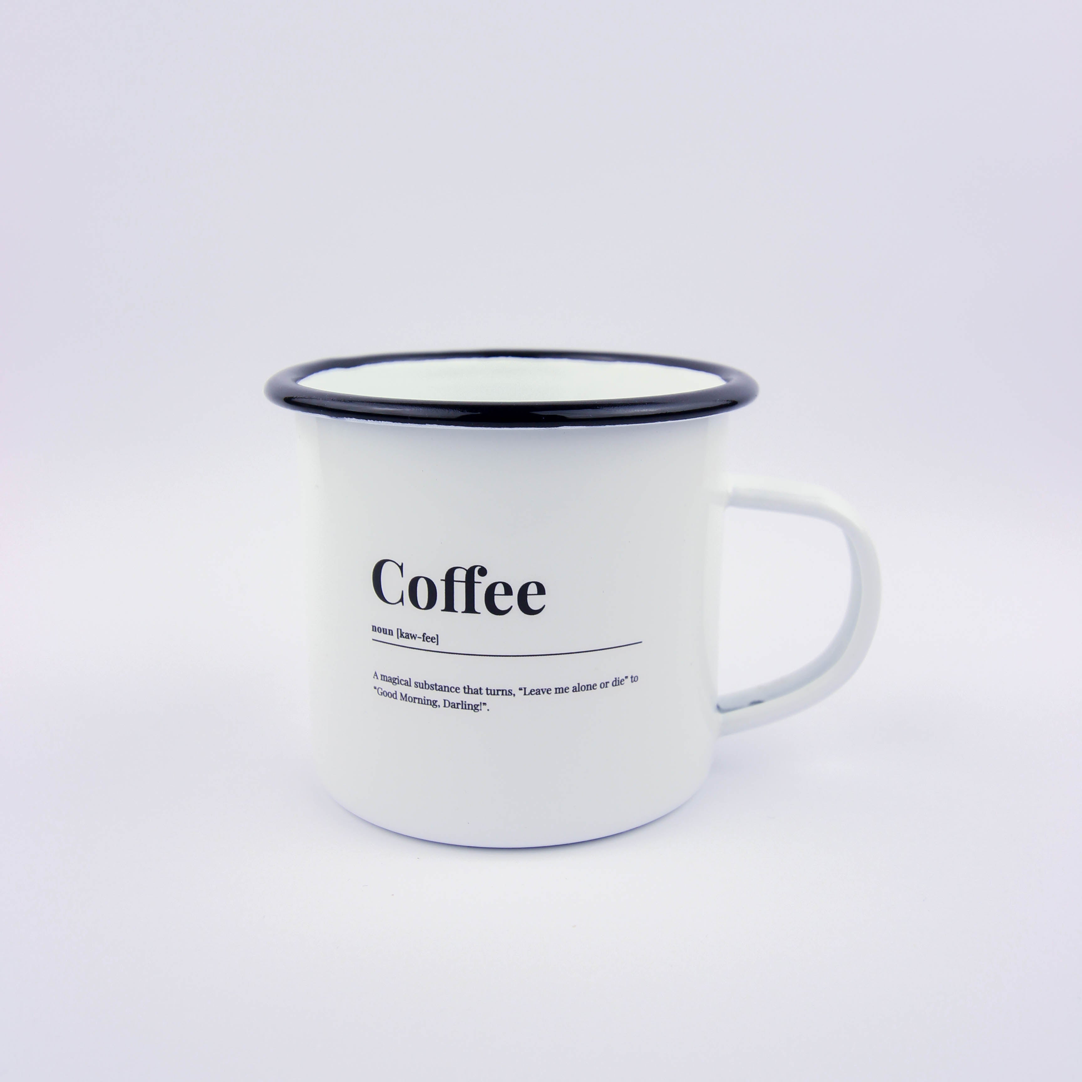 Coffe Definition Enamel Mug