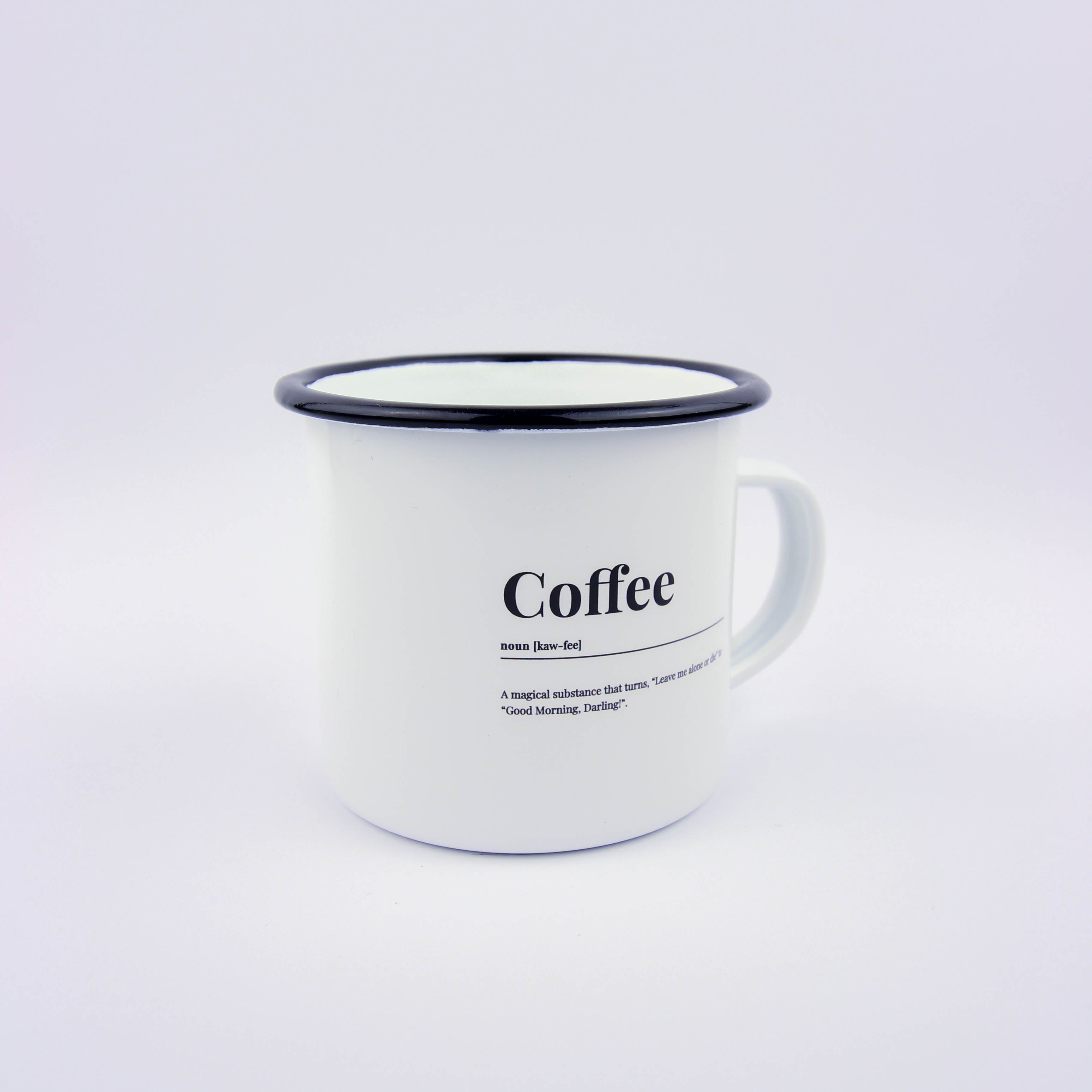 Coffe Definition Enamel Mug