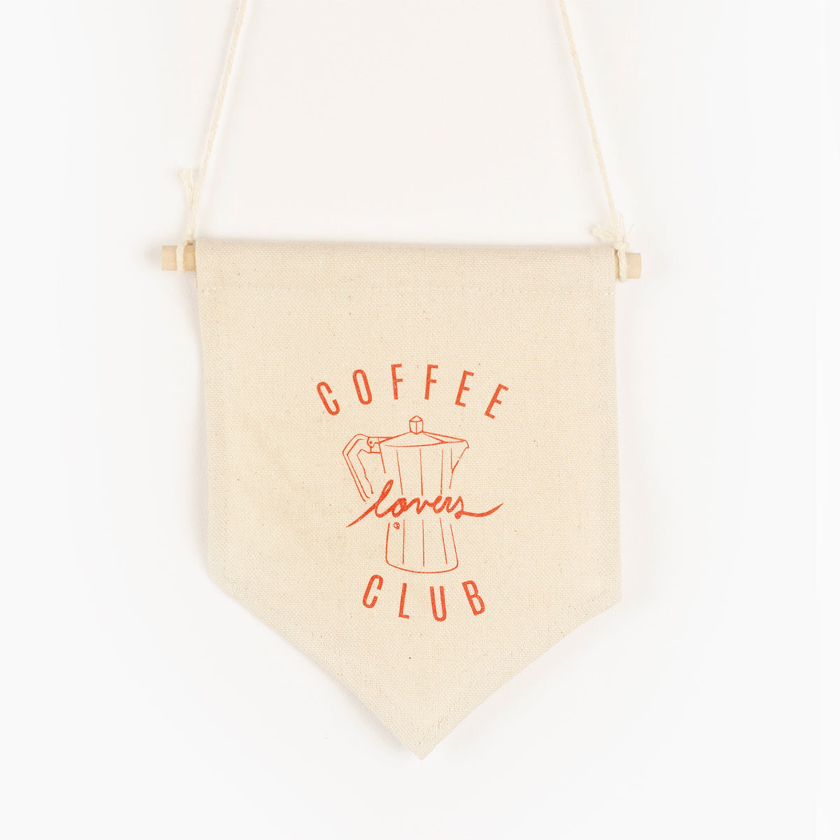 Coffee Lover Club Small Wall Banner