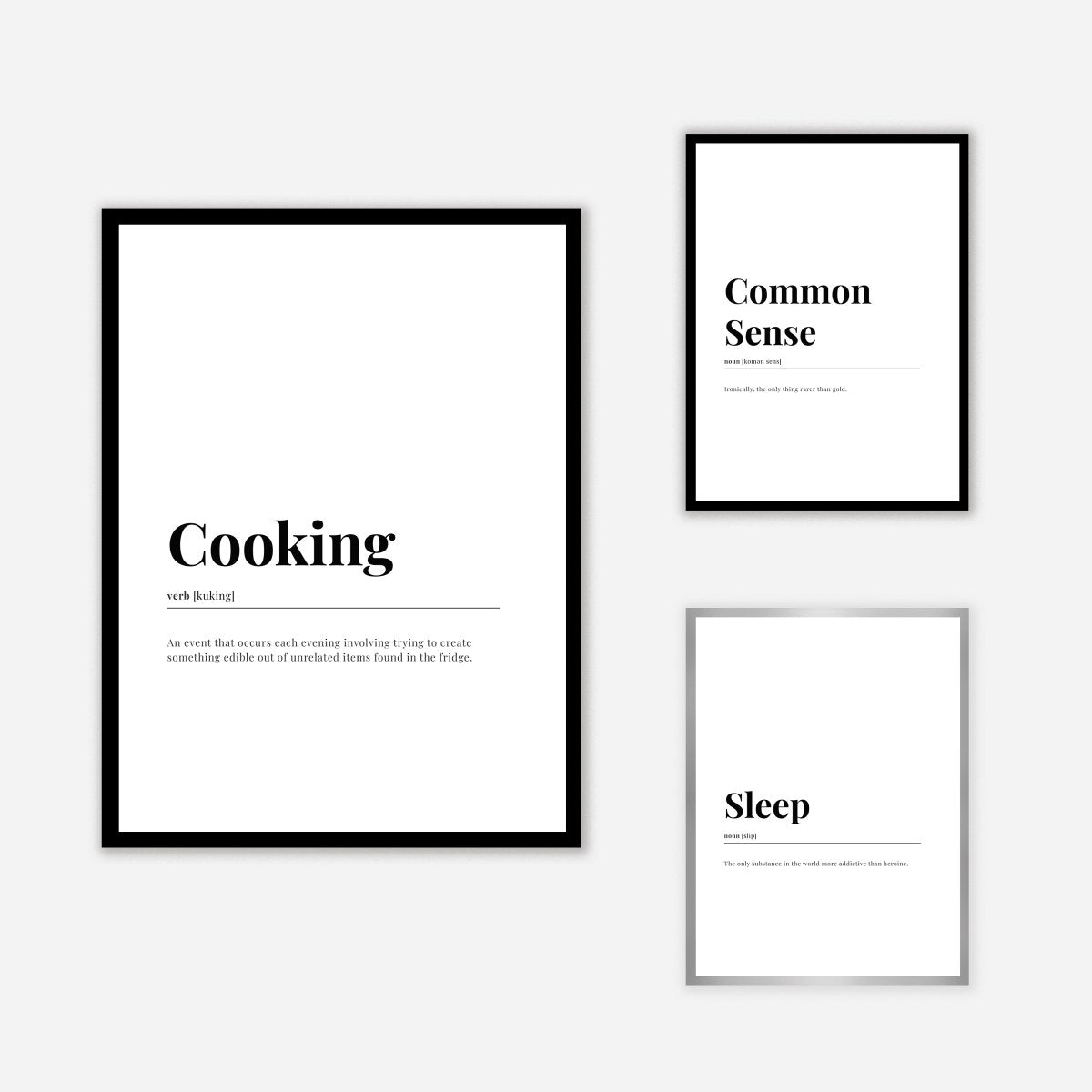 Cooking Dictionary Art Print - DesignPlace