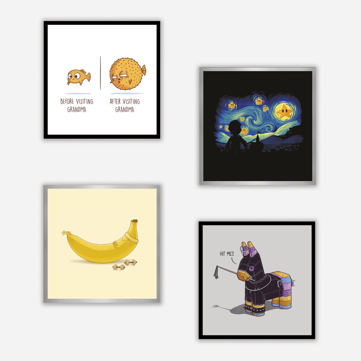 Crunches Banana Art Print - DesignPlace