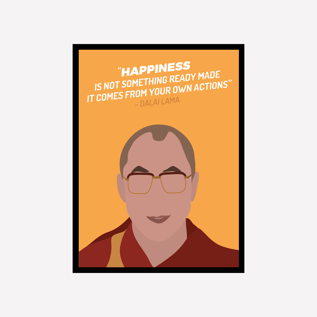 Dalai Lama Art Print - DesignPlace