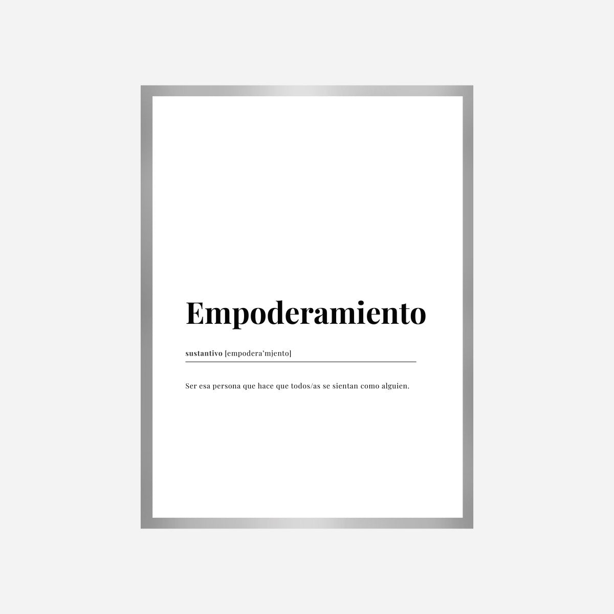 Definición Empoderamiento Lámina - DesignPlace