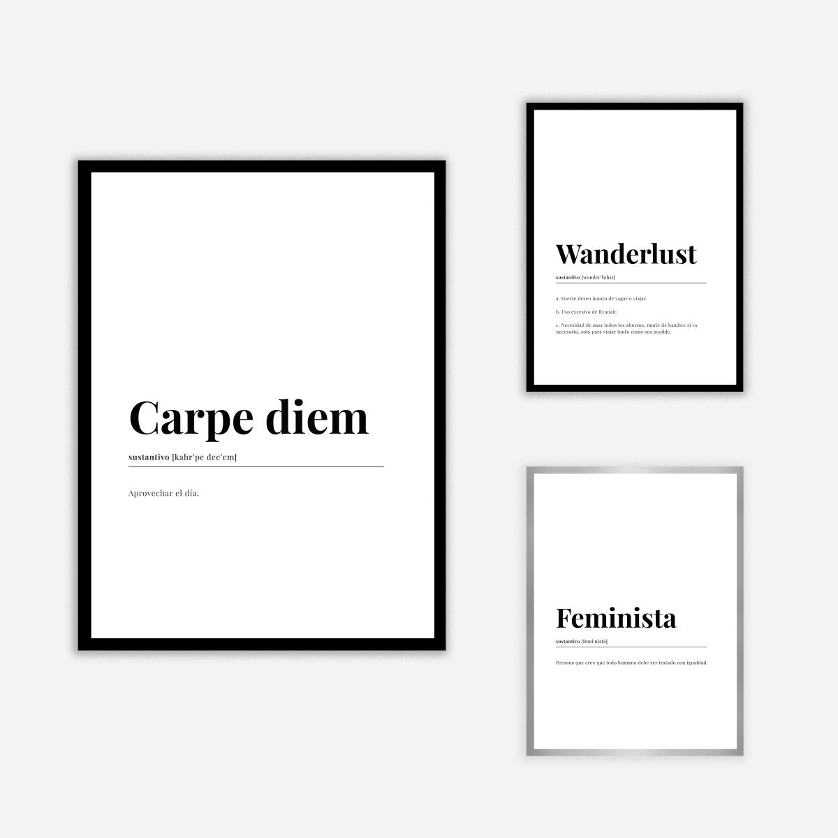 Definición Feminista Castellano Lámina - DesignPlace