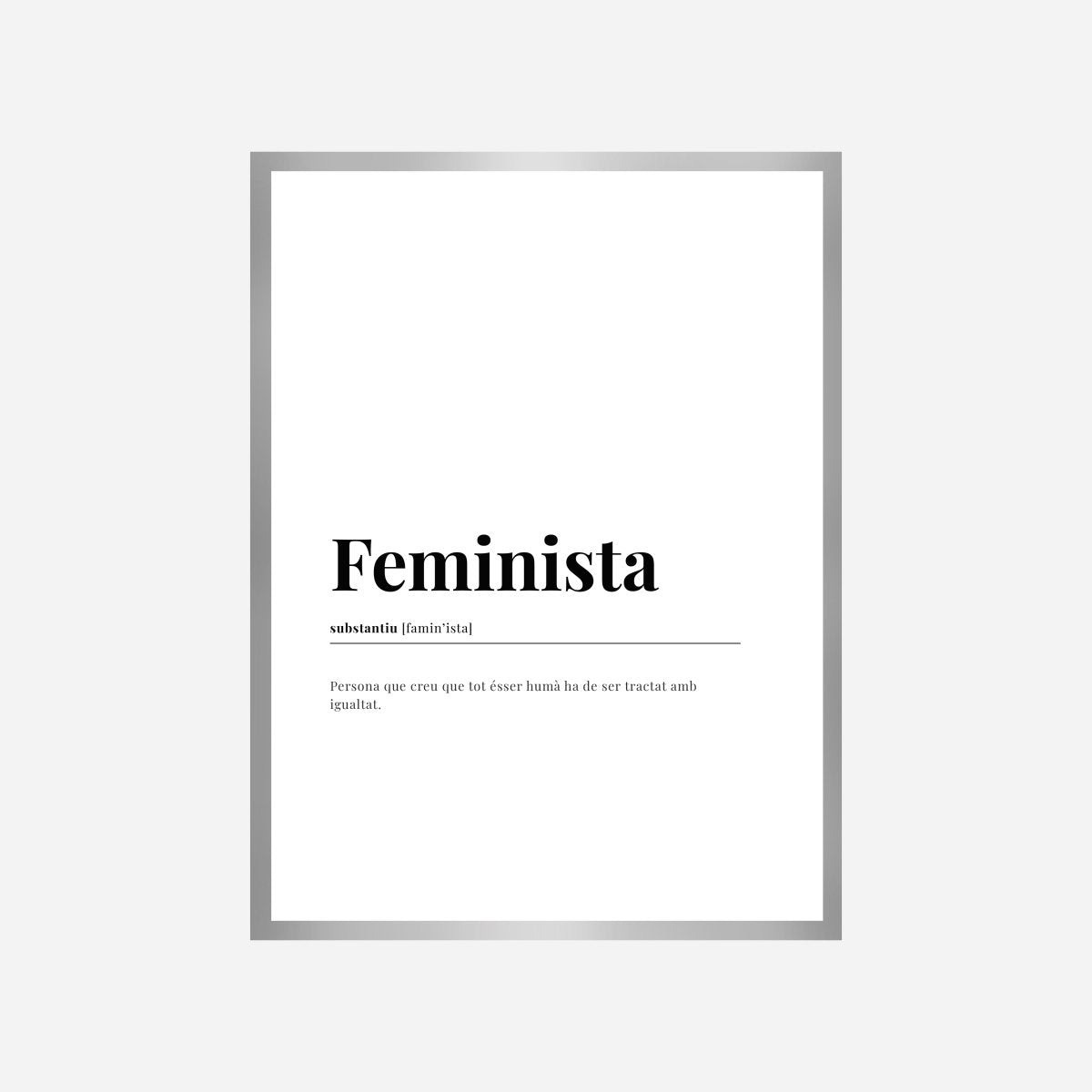 Definición Feminista Lámina - DesignPlace