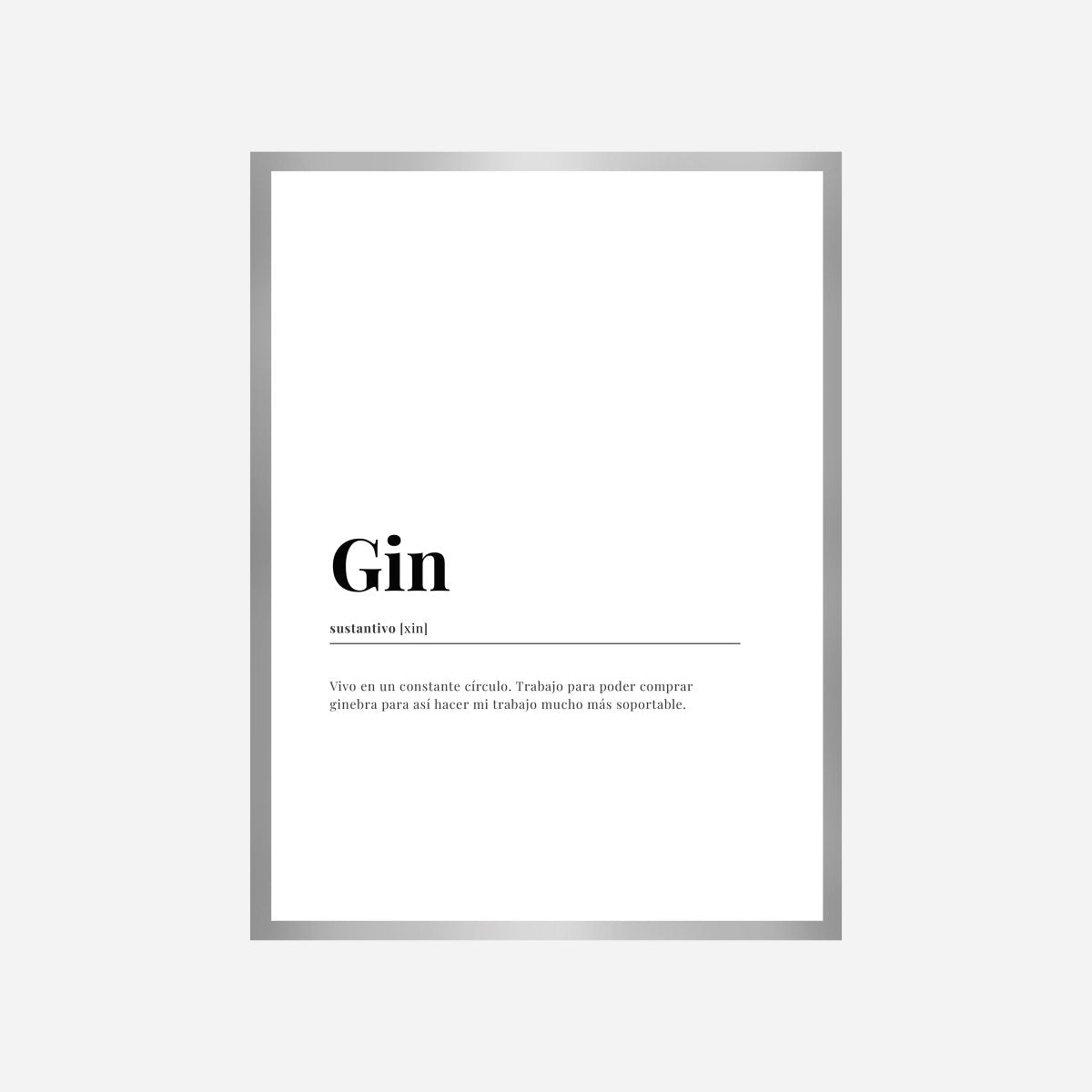 Definición Gin Castellano Lámina - DesignPlace