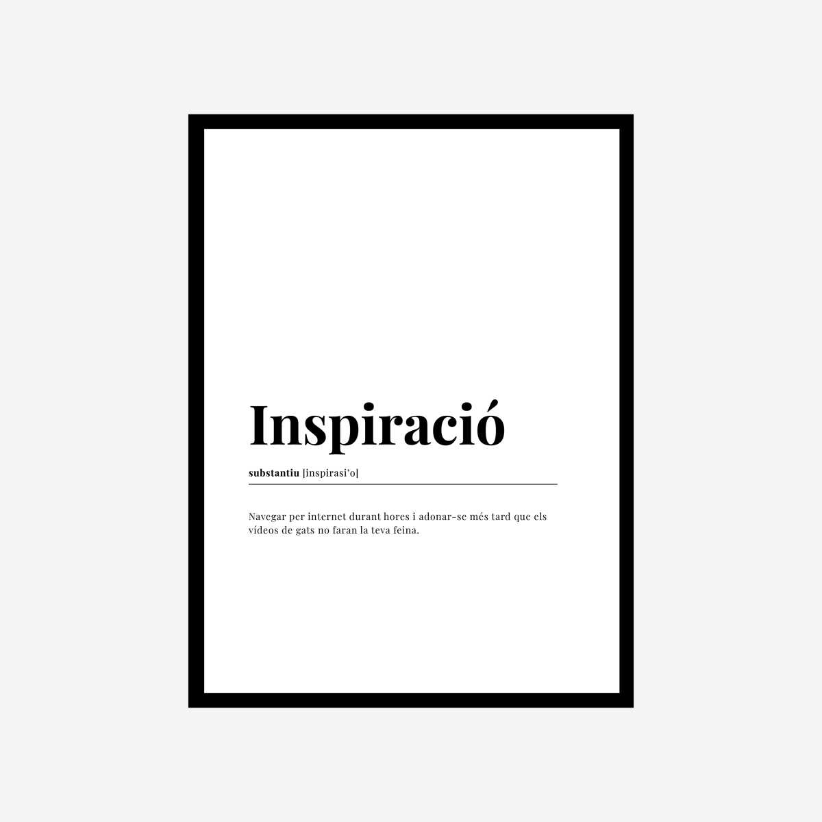 Definición Inspiració Lámina - DesignPlace