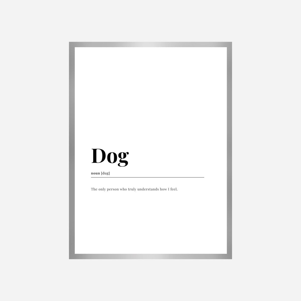 Dog Dictionary Art Print - DesignPlace