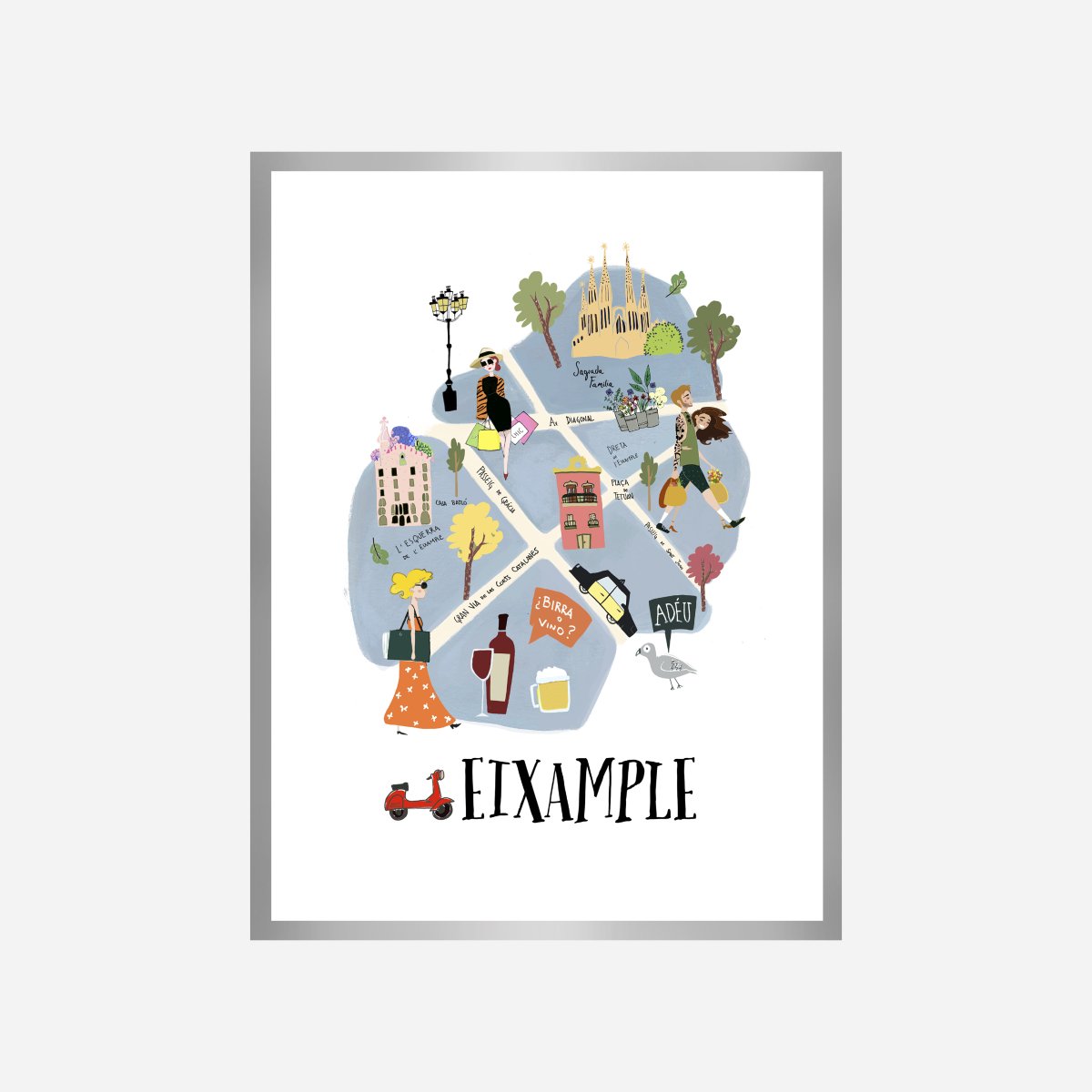 Eixample Art Print - DesignPlace