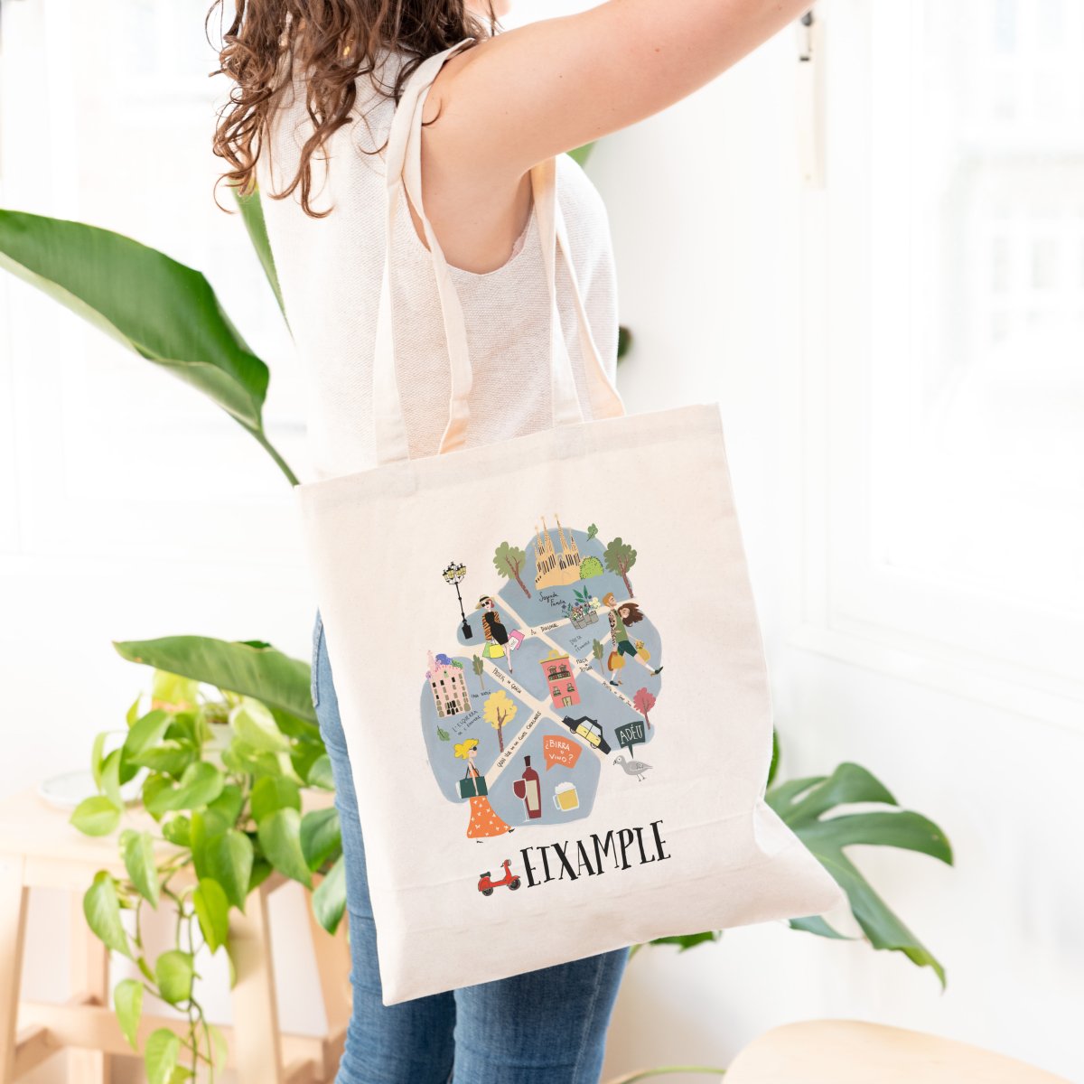 Eixample Barcelona Tote Bag - DesignPlace