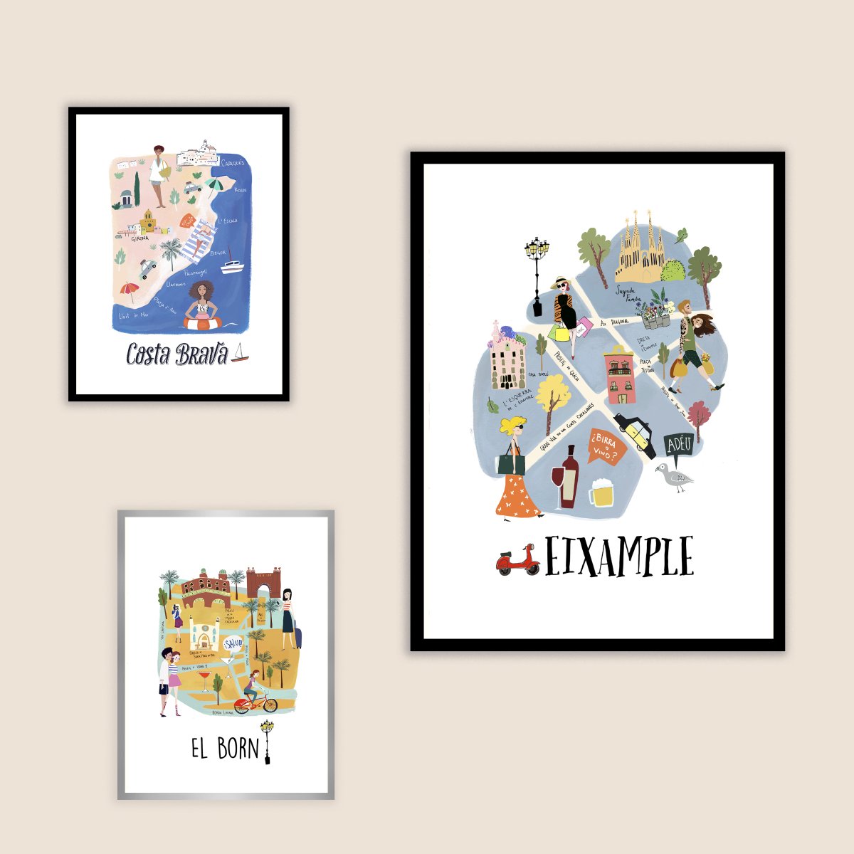 El Born Art Print - DesignPlace