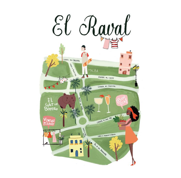 El Raval Barcelona Tote Bag - DesignPlace