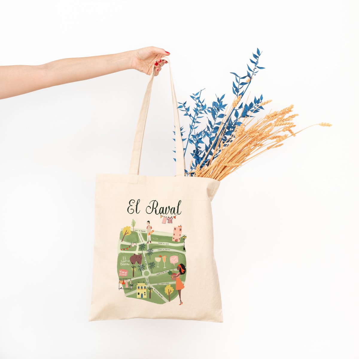 El Raval Barcelona Tote Bag - DesignPlace