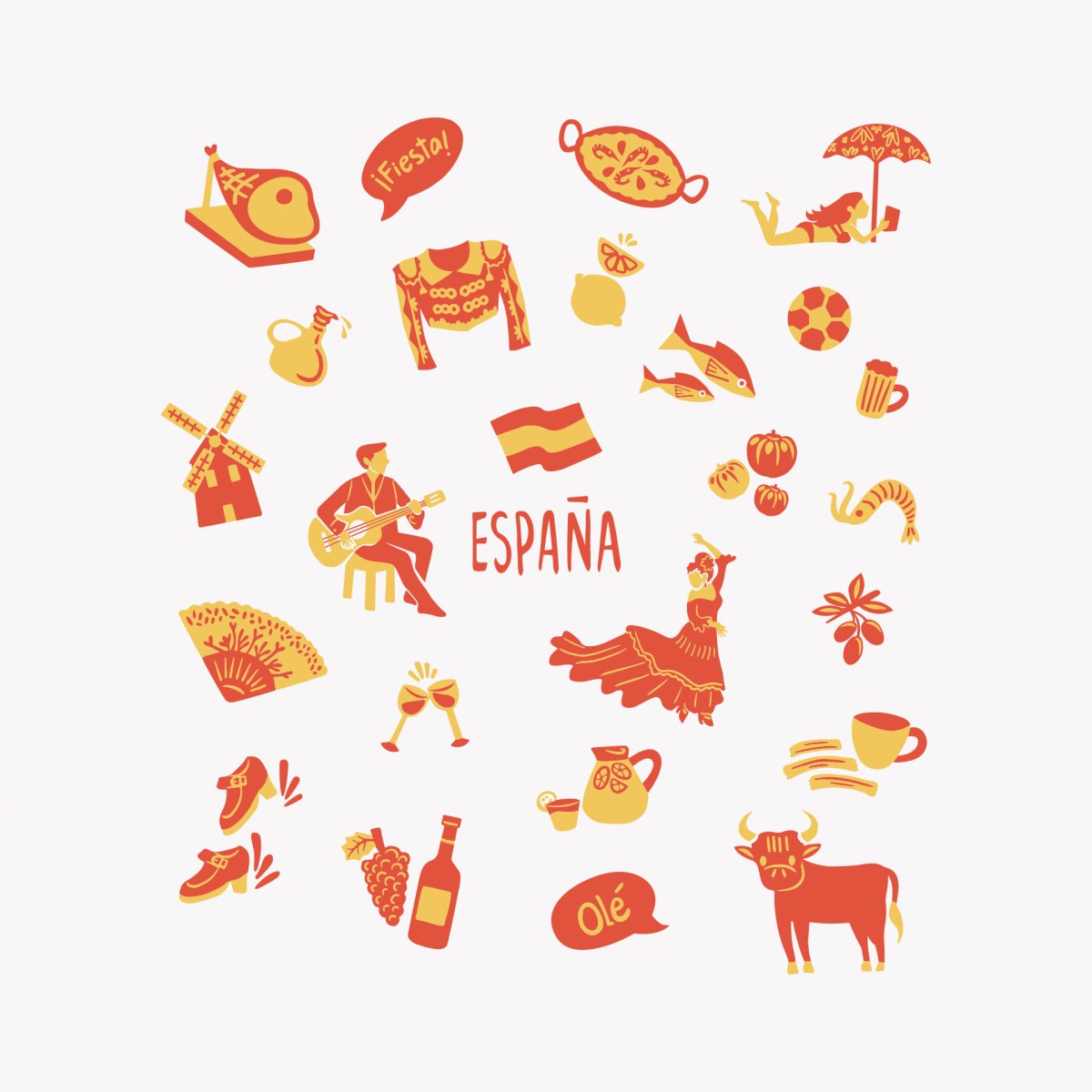 España Monumentos Tote Bag - DesignPlace