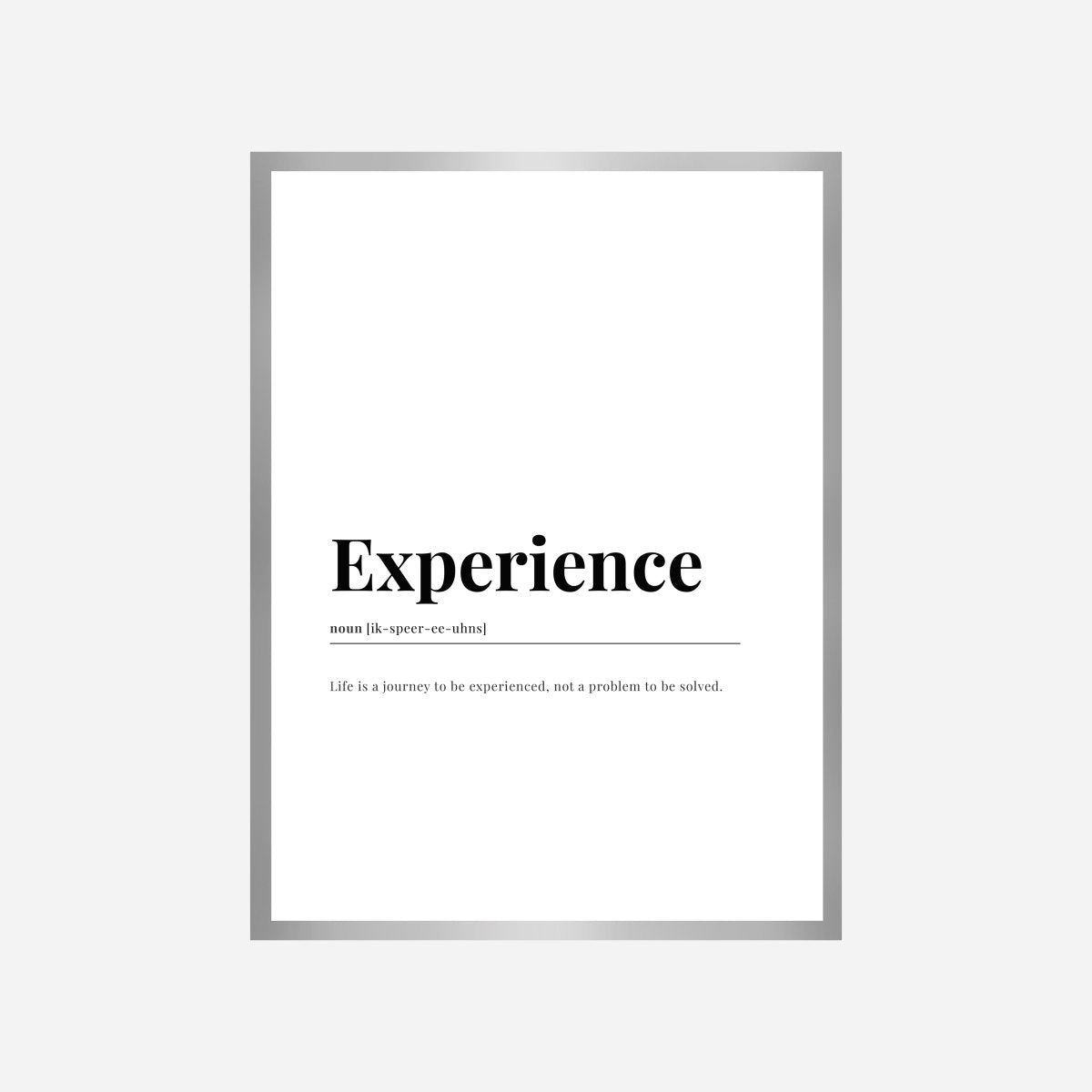 Experience Dictionary Art Print - DesignPlace