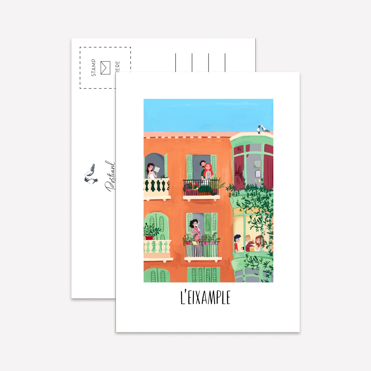 Fachadas Postcard Pack - DesignPlace