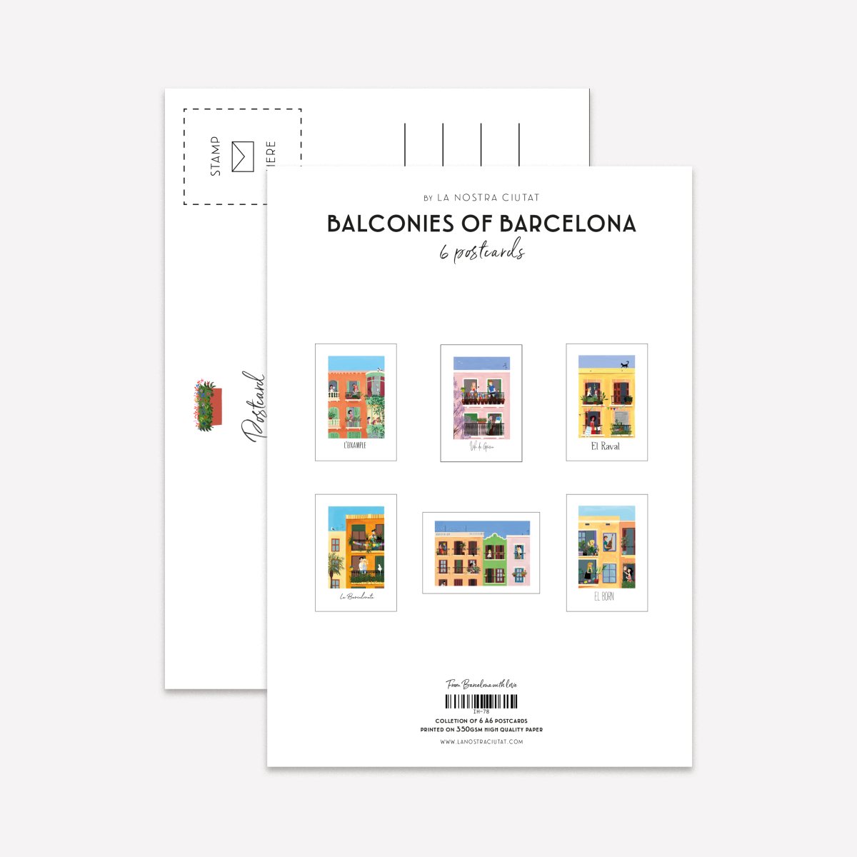 Fachadas Postcard Pack - DesignPlace